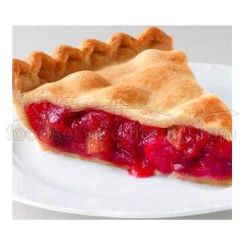 Sara Lee Chef Pierre Traditional Unbaked Strawberry Rhubarb Fruit Pie, 10 inch -- 6 per case.