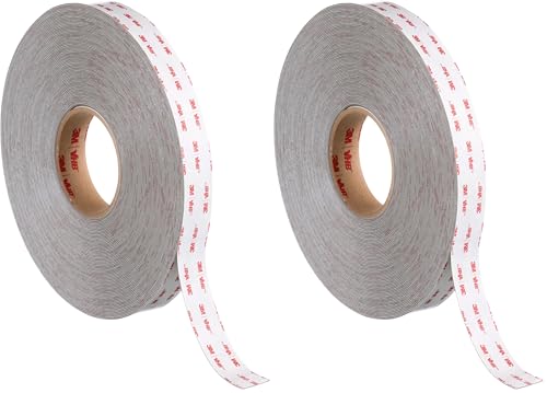 VHB 3M 4941F Montage Klebeband doppelseitig - starke und dauerhafte Verbindung von Aluminium, Edelstahl, verzinktem Stahl, Polycarbonat oder ABS - 19mm x 3m, Grau, Dicke: 1.1mm (1-er Pack)