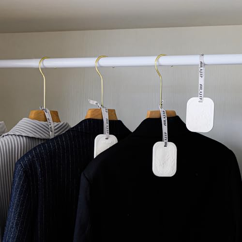 Image of Airkeep Car Air Freshener - Lavender Eucalyptus Handmade Scented Ceramic for Drawers and Closets, Car Air Freshener Gifts for Men Women Car Fragrance