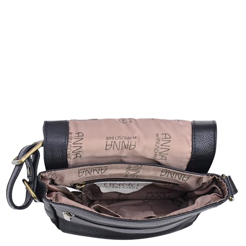 Image of Anna by Anuschka Women's Crossbody Saddle Bag