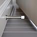 FixtureDisplays® 10PK Spring Door Stops Stainless Steel with White Rubber Bumper Tips, 3-1/10