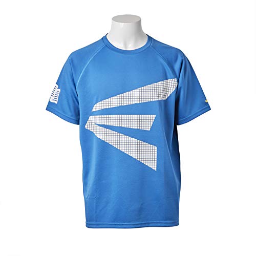 EASTON ブリスターニット ビッグE TEE SS EA7GSA02 ロイヤルブルー M