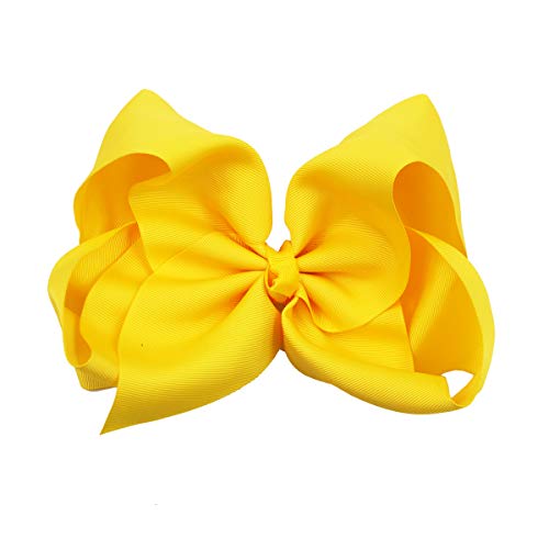 16Pcs 8 Inch Hair Bows Girls Large Big Boutique Grosgrain Ribbon Hair Bows Alligator Hair Clips Hair Accessories For Baby Girls Toddlers Kids Children Teens #TOP7