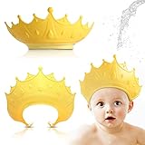 💛【Material de alta calidad】Este Gorro de Ducha para Bebé está hecho de silicona suave PP y TPE, suave y duradero. Los bordes lisos no dañarán la piel de su hijo,Tiene suficiente elasticidad, no se deforma después del uso y se puede reutilizar durante mucho tiempo.