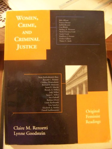 Women, Crime, and Criminal Justice : Original F... 1891487396 Book Cover