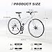 YHUBHSIS Commuter Bike, 700C Road Bike, Adult Hybrid Bike 7 Speed Disc Brake Light Weight Aluminum Frame, Racing Bike for Men Women Bicycle Hybrid Bicycle for Men Adult(White+)