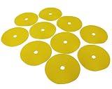 Fungoal フラットマーカー [15cm/イエロー] 10枚入り