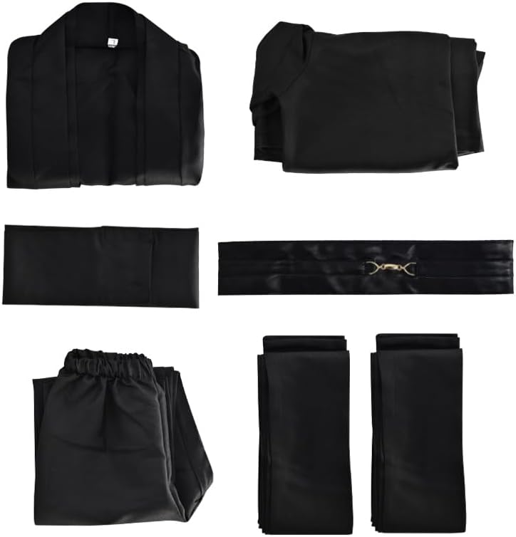 Kids Boys Costume Robe Cloak with Hood Tunic Belt Pants Set Halloween Cosplay Outfit 6 years and up - Image 4