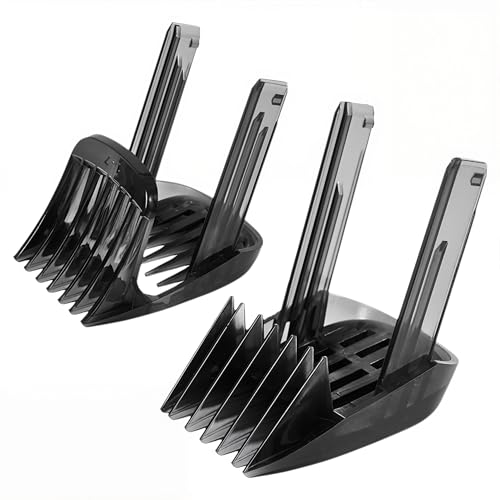 DEZP 2x Pieza de repuesto para peine Peine de corte de pelo Compatible con HC9450 HC9490 HC7460 HC9452 ajustable（1-7 mm + 7-24 mm）