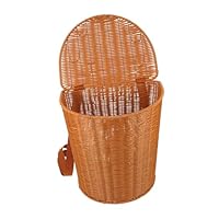 Toddmomy Cestino da Picnic in Vimini con Spallacci Resistenti Zaino Multifunzione per Frutta e all con Facile da Pulire e Durevole