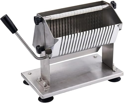 Cortador de carne comercial, cortador de guillotina de salchichas, herramienta de cocina para cortar queso y carne, ideal para restaurantes y supermercados