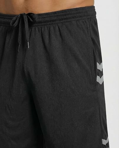 Image of Real Essentials 5 Pack: Men's 9 inch Mesh Shorts - Athletic Gym, Workout, Basketball, Running, Casual Lounge Activewear Pockets