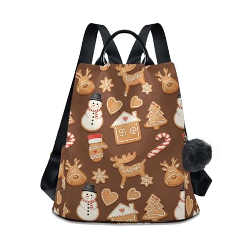 Sac à dos de Noël pour femme le cadeau idéal avec pompon et poche dos
