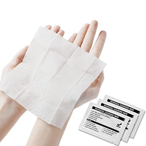 99.9% Technical Prep Pads 5.75.9 Multi-Purpose Large Non Woven Handy Wipes Cleaning for Surfaces/Electronics/Industrial/Thermal Paste Remover etc 40/Box