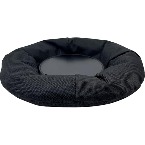 Mag Plate Series Universal NonSkip Heavy Weight Dashboard Friction Mat Mount w/Flat Metal Plate Center compatible with Suction Cup & Magnet base Holders up to 3.5 inches wide (Weights 2.25LB)