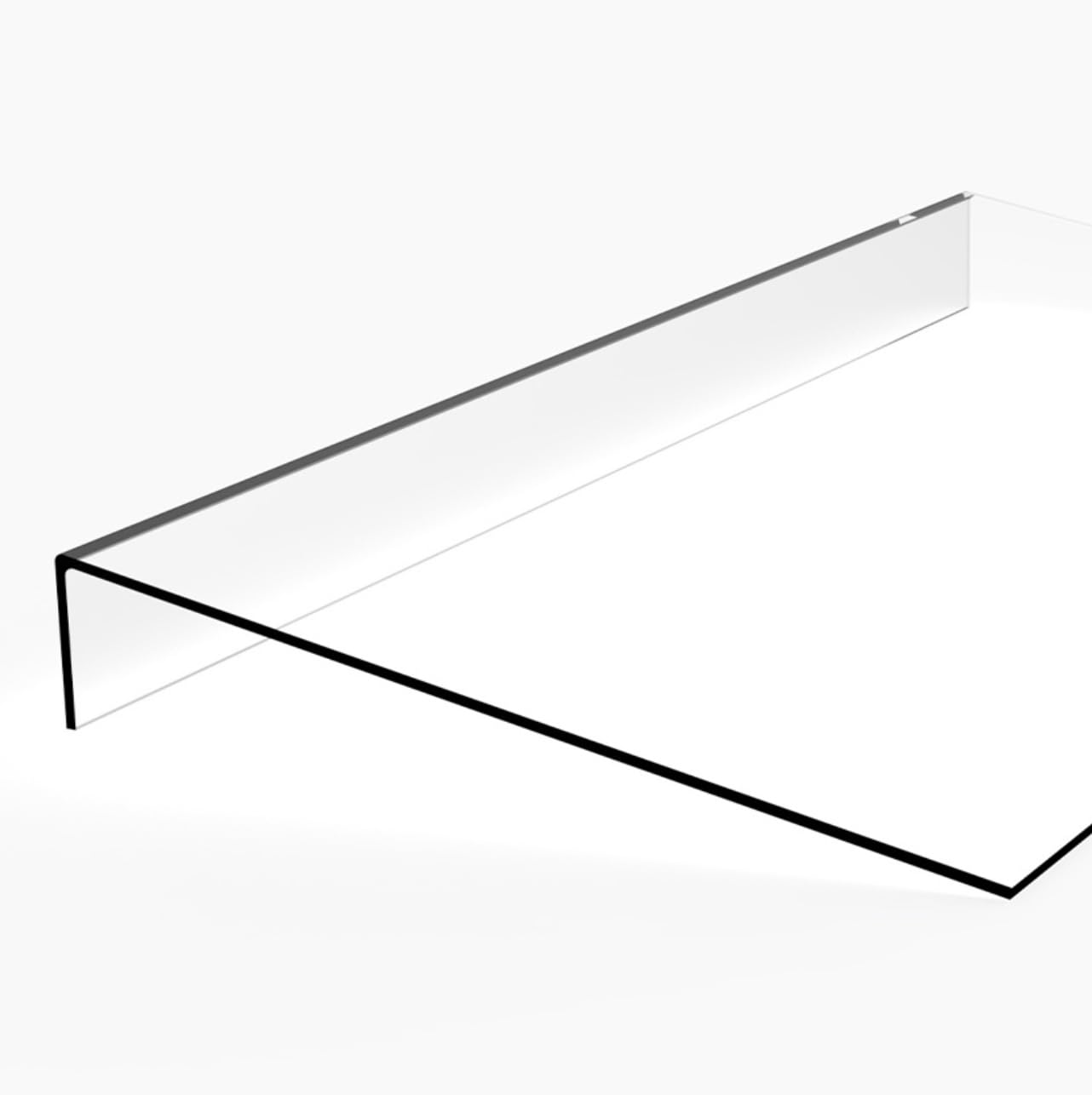 Lichtschachtabdeckung Acryl, 1100 x 450 mm | Kellerschachtabdeckung, Regenschutz, aus Acrylglas, zum Auflegen