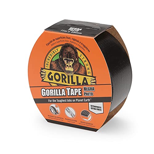 Gorilla J0016 3044000 Tejp, Svart, 11 m