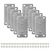 10 Piezas Pletinas Metalicas Planas,75mm