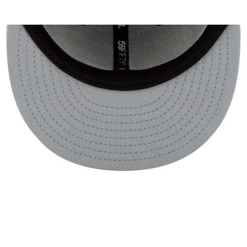 New Era 59Fifty Hat New York Yankees MLB Basic Storm Gray/Black Fitted Cap (7 1/4) (7) by New Era - Image 5