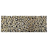 Rapskissen 60x20 cm Leoparden Optik Mikrowelle groß für Nacken, Schulter...