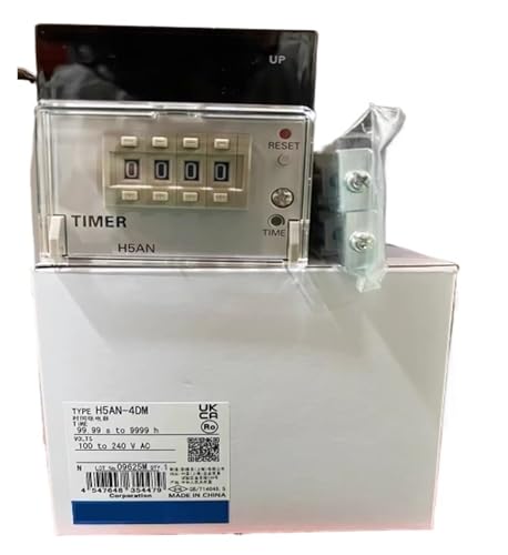 Duratekx Temporizador, relé de Tiempo, Interruptor horario H5AN-4DM AC100-240 09625M