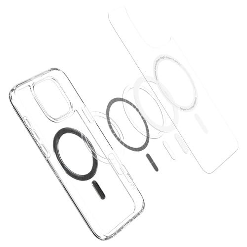 Image of Spigen for iPhone 16 Pro Max Case, Ultra Hybrid MagFit [Anti-Yellowing] [Compatible with Magsafe] - Carbon Fiber