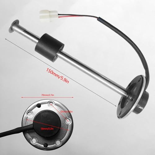 Sensor de nivel de tanque de agua y medidor multifuncional vertical para control de líquidos 4