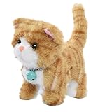 Genérico Peluche Gato Musical Juguete - Juego Interactivo De Imitación 17 Cms,Juguese Gatisto Que Museve La Cola Pasra Niños,para Navidad Cumpleaños Año Nuevo Niños Niñas Amantes De Las Mascotas