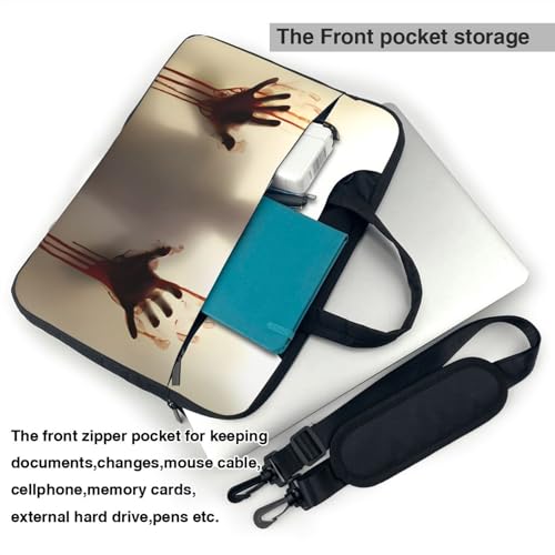 Funda para portátil con estampado Bloody Hands 15.6In miniatura 4