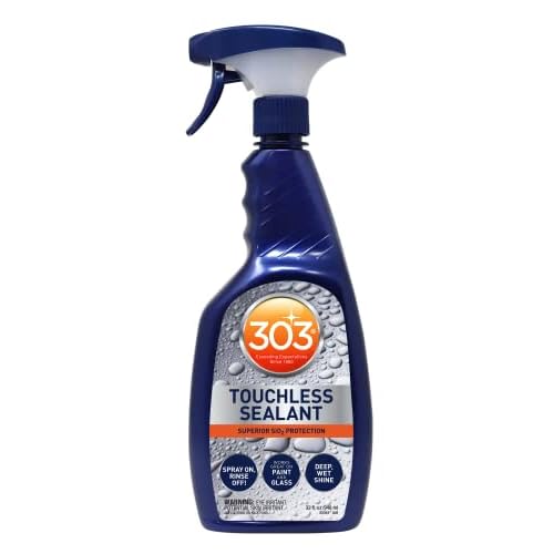 303 Products Touchless Sealant – SiO2 Water Activated Paint & Glass Protection – Spray On, Rinse Off – Lasts 2X Longer Than W- Deep, Wet Shine, 32 fl. oz. (30394CSR)