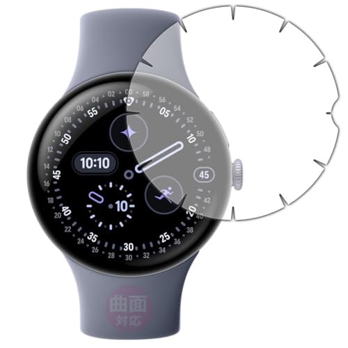 PDAH[ Google Pixel Watch 4[45mmfp][[܂œ\钴㋉Ҍ] Ή Flexible Shield[] ی tB ȖʑΉ {