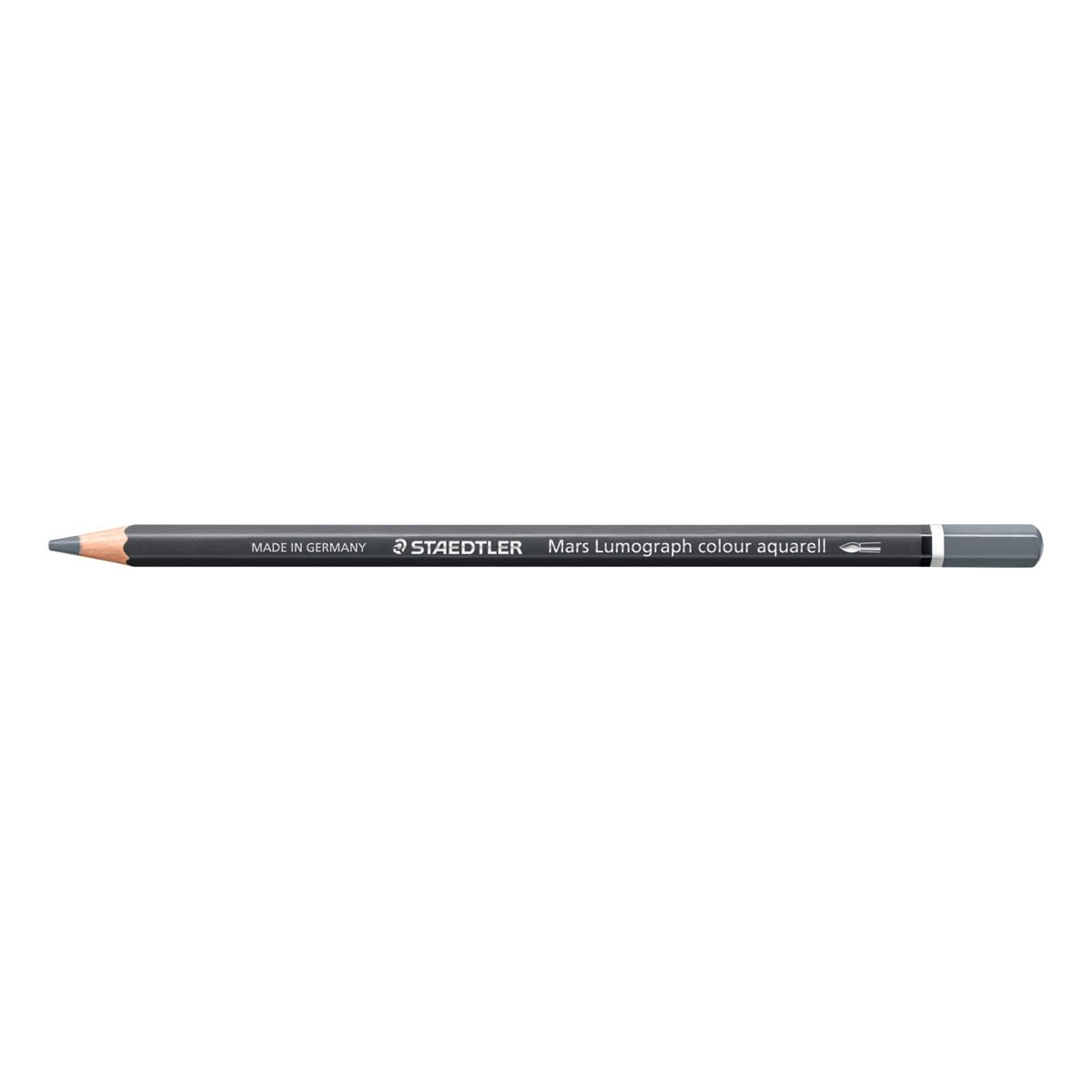 STAEDTLER Watercolour Pencil - Neutral Grey - Mars Lumograph Colour Aquarell - Pack of 6, 104-8