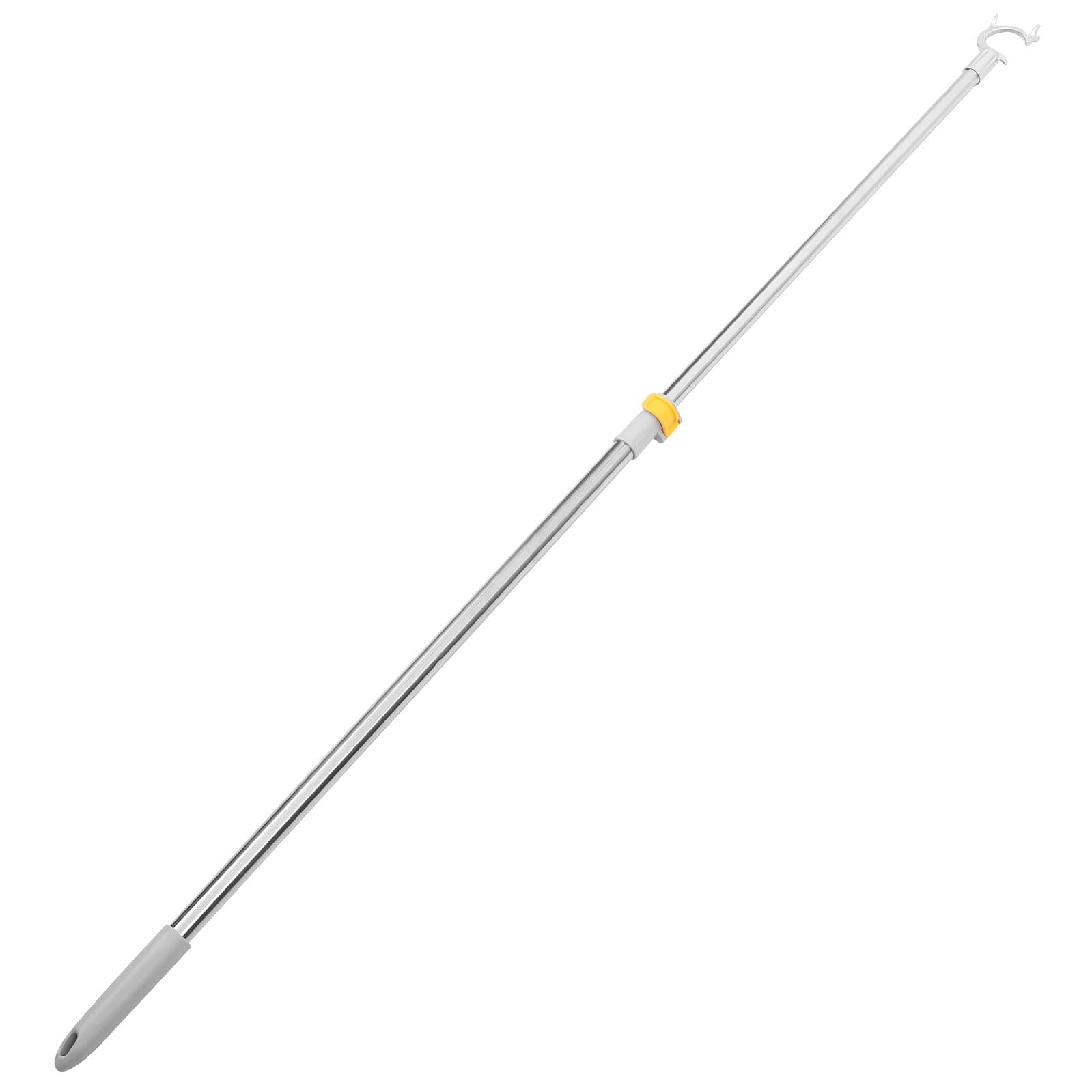 FRCOLOR Asta Stendibiancheria Regolabile Retrattile Palo Telescopico in Acciaio Inox Per Armadio E Balcone Bastone Appendiabiti Multifunzionale Per Asciugatura E Organizzazione Vestiti