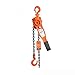 Prowinch 3/4 Ton Mini Lever Block Chain Hoist Ratchet 1500 lbs Load Capacity Chain Puller 5 ft. G80 Chain