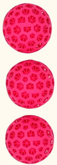 NETX Vortex 3D Printed Silent Pickleballs – Durable Low-Noise Pickleball Balls for Indoor & Outdoor Play, Lightweight Balls with Consistent Bounce, Precision & Wind-Optimized Flight