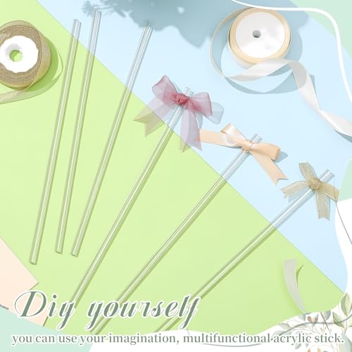 Image of Junkin 20 Pcs 1 /4 inch X 1 /4 inch X 12 inch Acrylic Square Rods