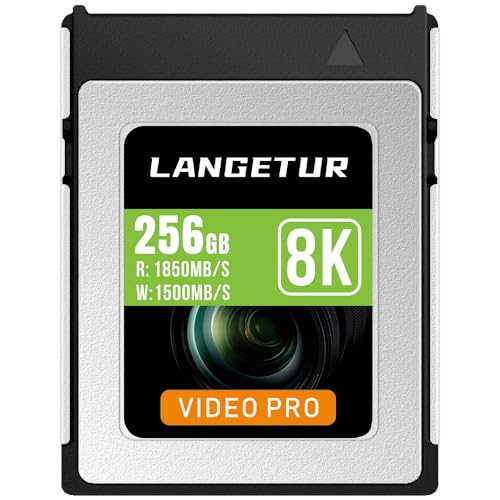 LANGETUR HS 256GB CFexpress Type B [J[h őR1850MB/s W1500MB/b X[Y4K RAWrfI ő8KAJp(256GB)