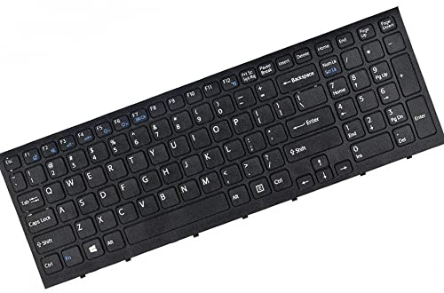 Sanj8 Keyboard for Sony PCG- 71811W Sony vaio Eh Series Laptop (Black)