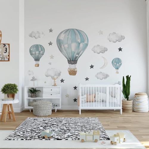 Vinilo decorativo globo aerostático 40.64x40.64 cm miniatura 5