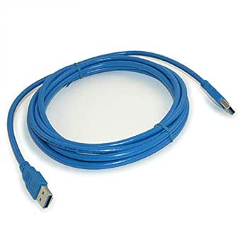 MyCableMart 10ft USB 3.2 Gen 1 Cable - Type A To Micro-B SuperSpeed 5Gbps Blue Cord
