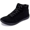 WHITIN Men's Canvas Minimalist Barefoot Shoes + Wide Toe Box + Zero Drop