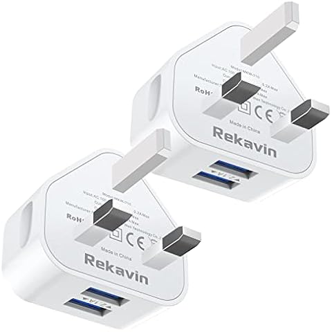 Rekavin Dual USB Plug Mains Charger Cover