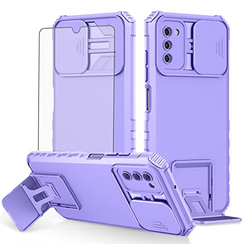 Coque Galaxy A03s 5G violette idéale pour regarder vos vidéos en mains libres