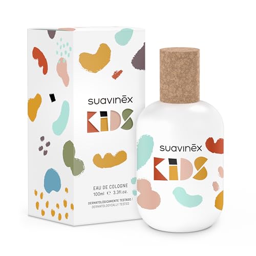Suavinex, Colonia per Ragazzi e Ragazze Suavinex Kids, Acqua di Colonia per Bambini, da 3 a 10 Anni, Aroma Fruttato e Divertente, Dermatologicamente Testata, con Spray, 100 ml