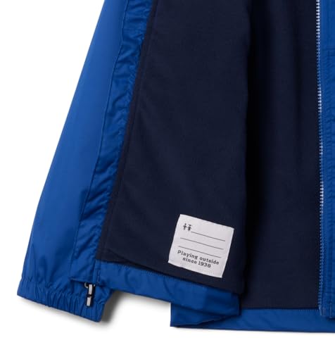 Image of Columbia Youth Rainy Trails II Fleece Lined Waterproof Rain Jacket