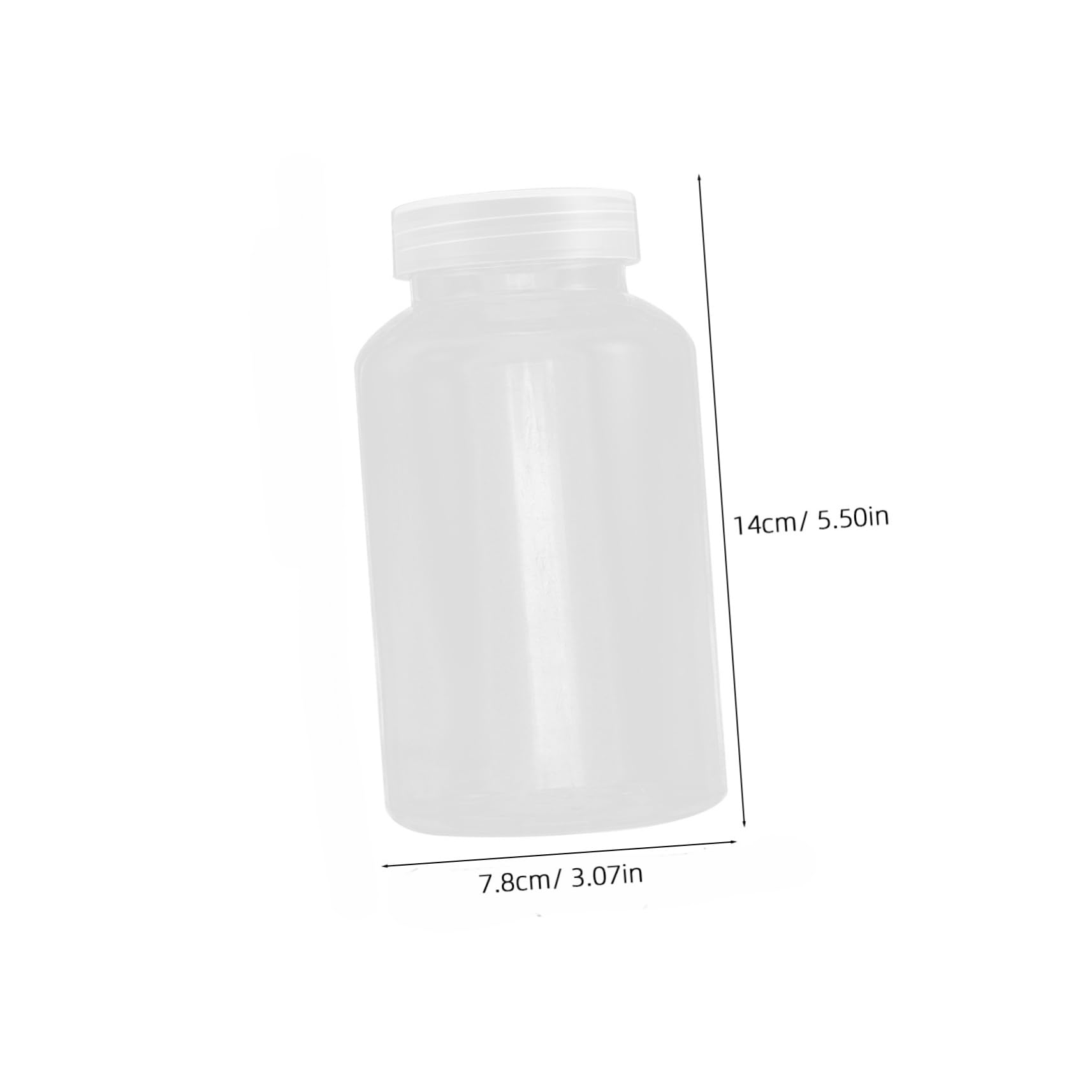 Toyvian 500ml Plastic Bottles Bottles Sub-packing Drink Bottles with Lids Reusable Carafe with Lid