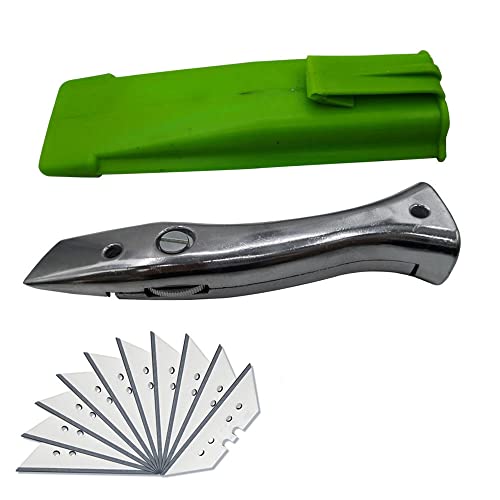Ferramenta de corte de carpete Dolphin PVC Zinco-alumínio com cabo de liga de alumínio com lâmina de