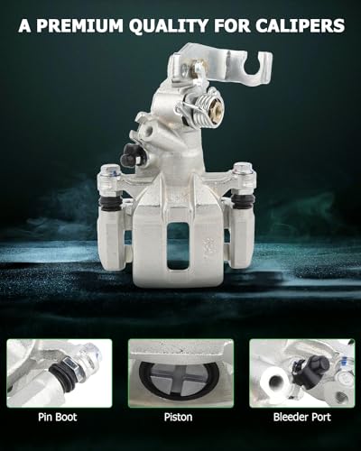 Image of SCITOO Rear Left Brake Caliper With Bracket 19-B2069 Compatible For Acura TSX 2004-2008 For Honda For Accord 1998-2007