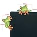 Secaden Resin Creative 3D Craft Frog Decoration Office Desk Computer Decoration Gift (Front Style)