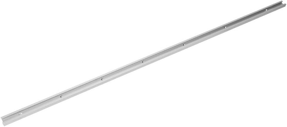 Aluminum Alloy Miter Track Jig Non Porous Slide Fixture Woodworking Tool for Building All Types of Jigs and Fixtures (1.22m T slot)
